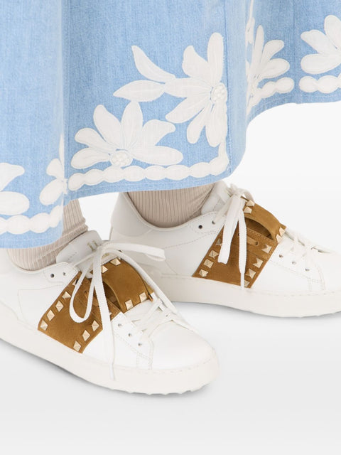 Valentino Garavani Rockstud Untitled Leather Sneakers