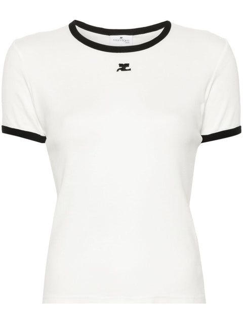 COURREGES PRE T-shirts and Polos WHITE