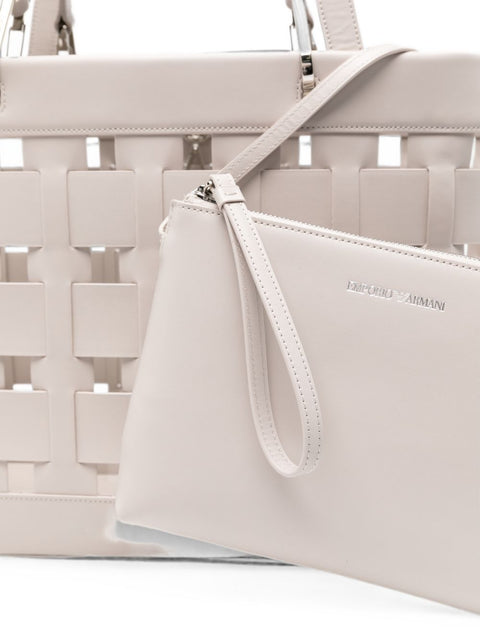 Emporio Armani Woven Tote Bag