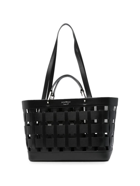 Emporio Armani Woven Tote Bag