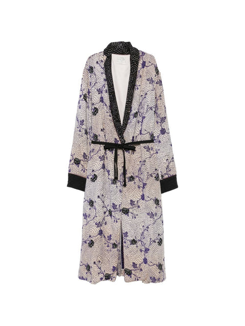 Forte Forte Cherry Blossom Long Coat