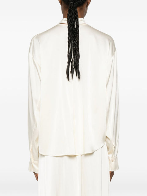 Forte Forte Silk Bow-Tie Shirt