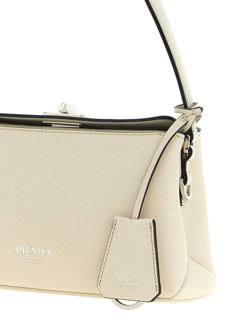 White Prada Midi Handbag