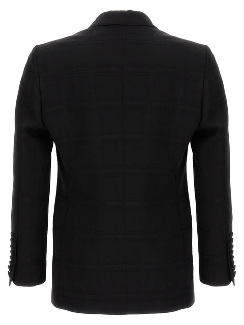 Etro Check Double-breasted Blazer