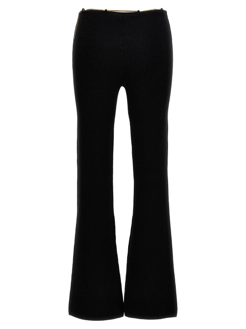 Alexander Wang Gold Nameplate Chain Pants