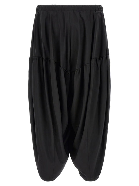 Comme Des Garcons Black Barrel Leg Pants
