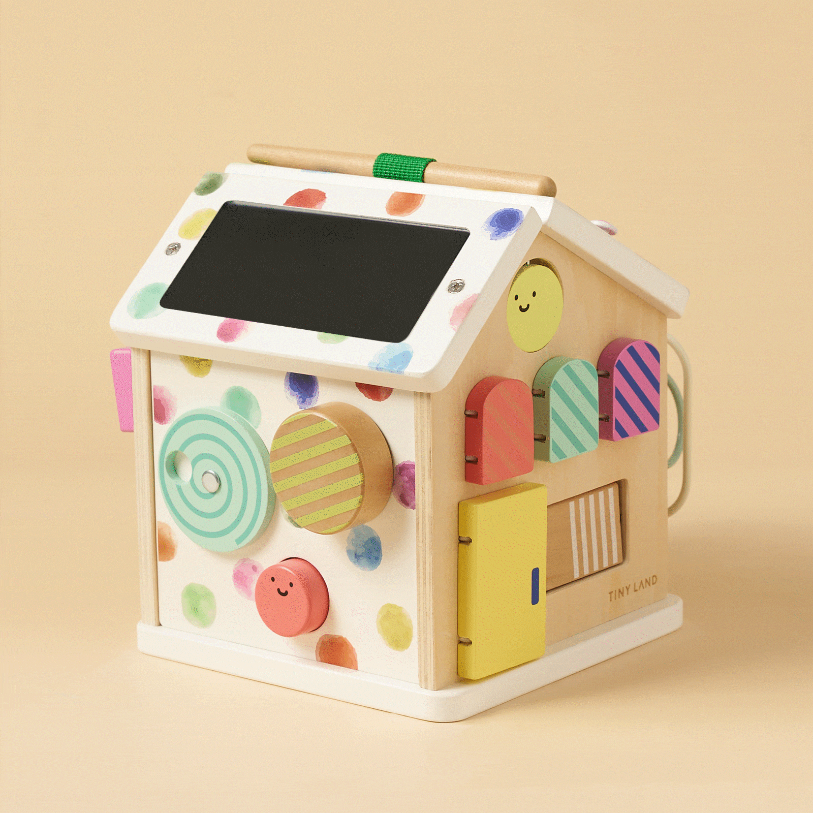 Brain & Hands Playset — Montessori Box (4–6 Months) + Activity Cube