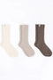 Women's Plush Lounge Calf Sock 3-Pack