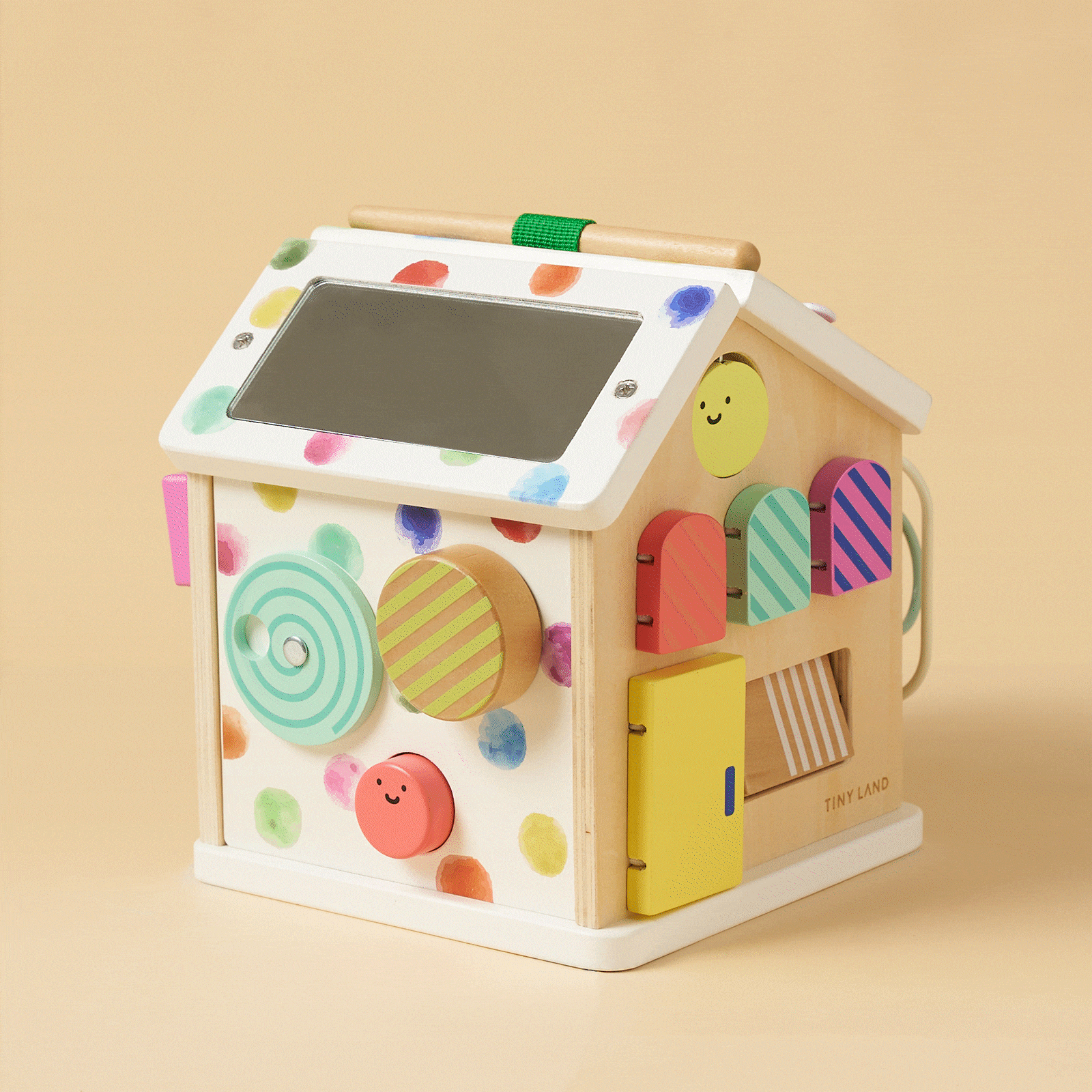 Brain & Hands Playset — Montessori Box (4–6 Months) + Activity Cube