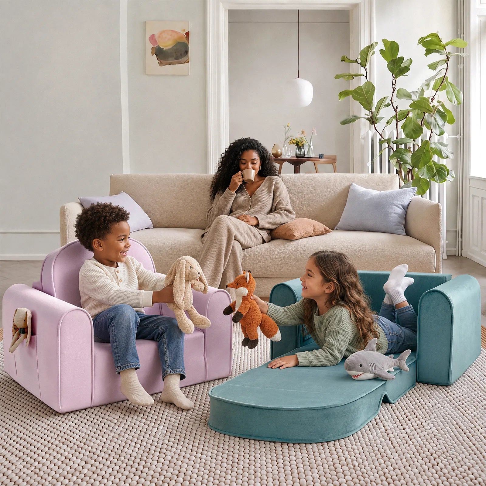 Tiny Land® GentleSnug Kids Sofa Chair