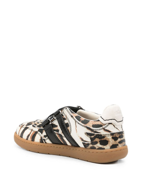 Ganni Zebra Print Ballet Flats