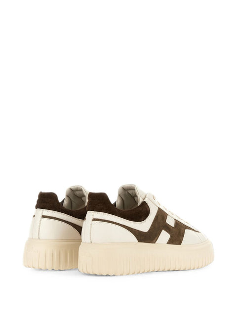Hogan H-Stripes Leather Sneakers