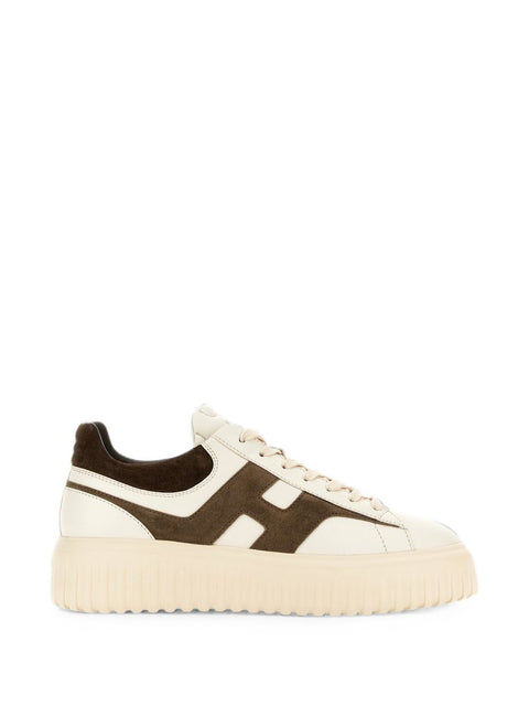 Hogan H-Stripes Leather Sneakers