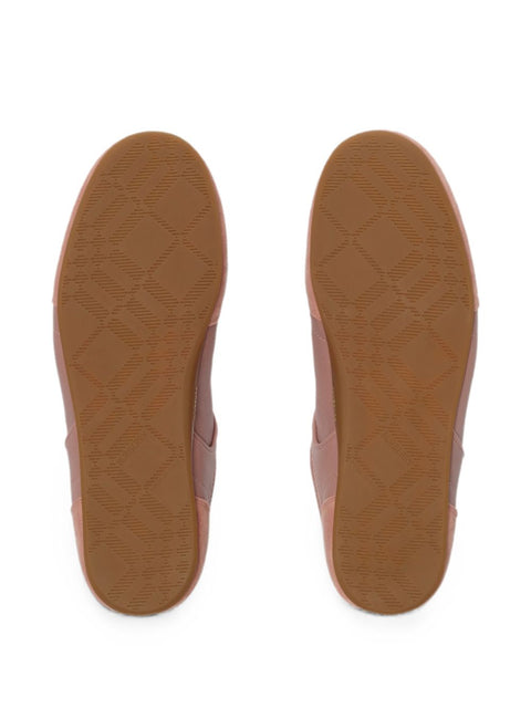 Burberry Knight Runner Leather Sneakers