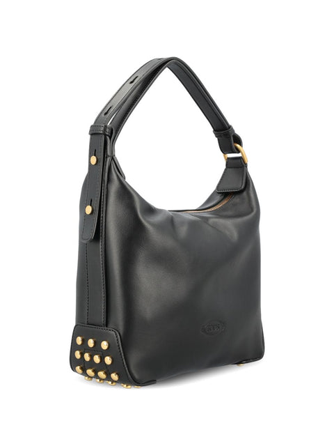Tod's Studded Leather Shoulder Bag