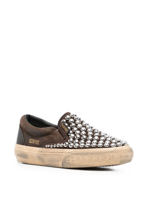 Golden Goose VCE Leather Slip-On Sneakers
