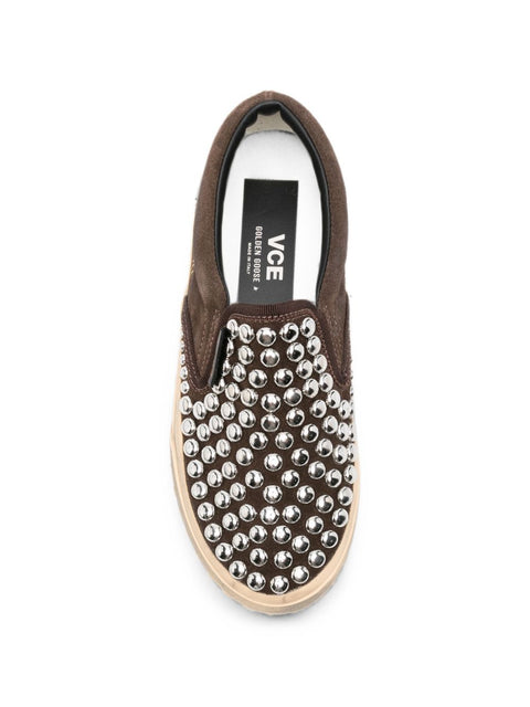 Golden Goose VCE Leather Slip-On Sneakers