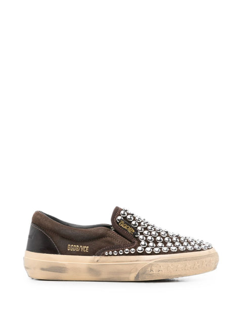 Golden Goose VCE Leather Slip-On Sneakers