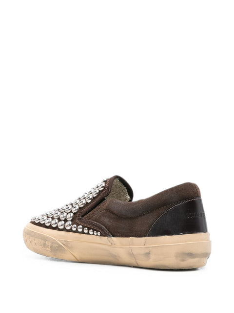 Golden Goose VCE Leather Slip-On Sneakers