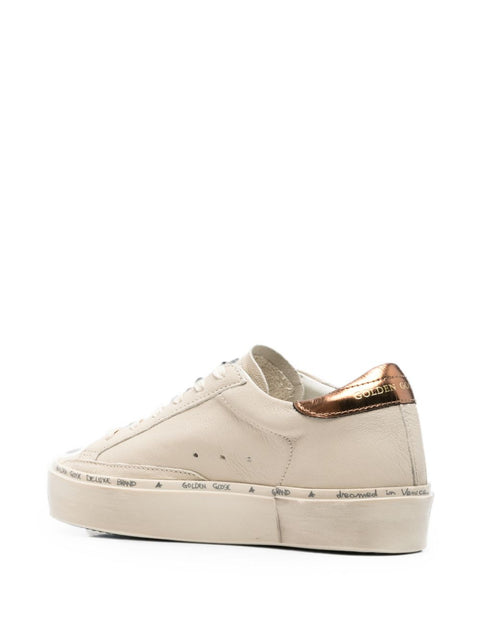 Golden Goose Hi Star Leather Sneakers
