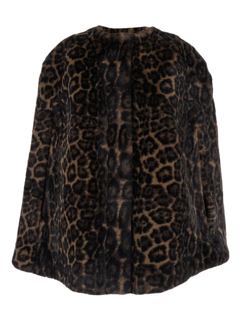 Apparis Sloane Faux-Fur Cape