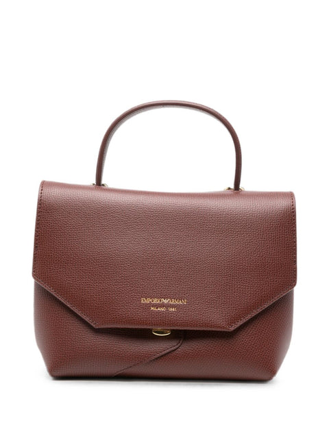 Emporio Armani Leather Top Handle Bag