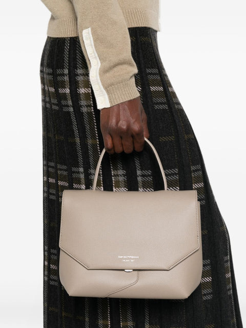 Emporio Armani Leather Foldover Bag