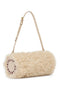 Stella McCartney Faux-Shearling Cylinder Bag