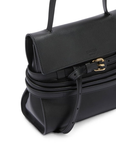 Moschino Buckle Strap Shoulder Bag