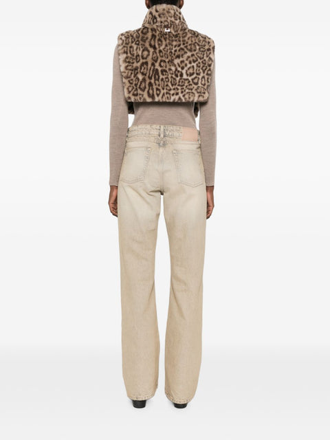 Apparis Leopard Print Scarf