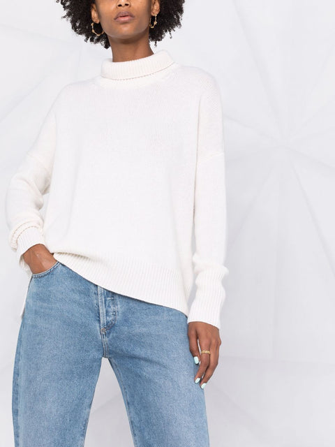 Lisa Yang Heidi Cashmere Turtle-Neck Sweater