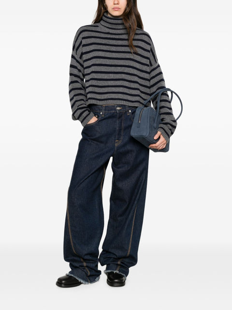 Lisa Yang Zerlina Cashmere Turtle-Neck Sweater