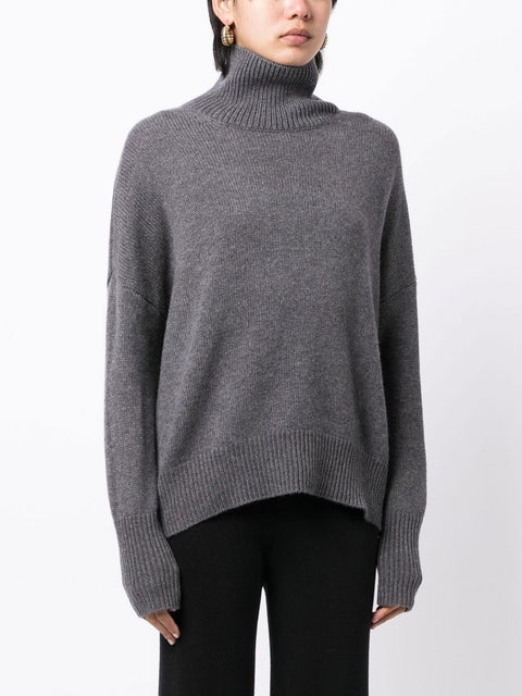 Lisa Yang Heidi Cashmere Turtle-Neck Sweater