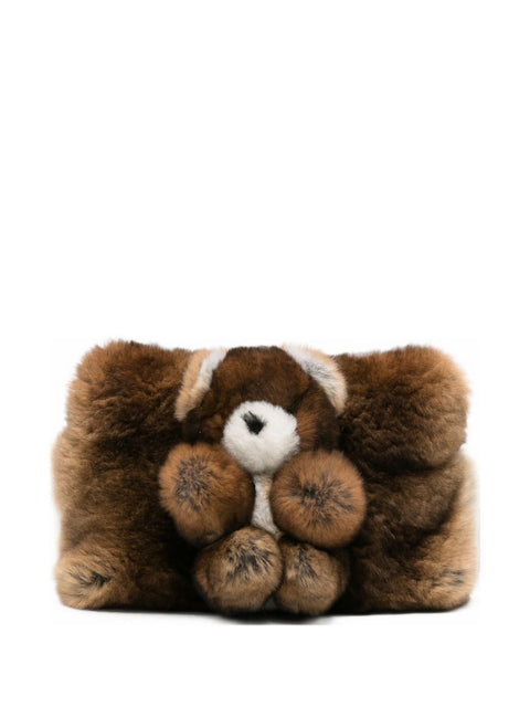 Anita Bilardi Teddy Bear Faux-Fur Bag