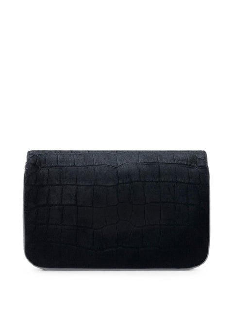 Elisabetta Franchi Crocodile-Effect Shoulder Bag