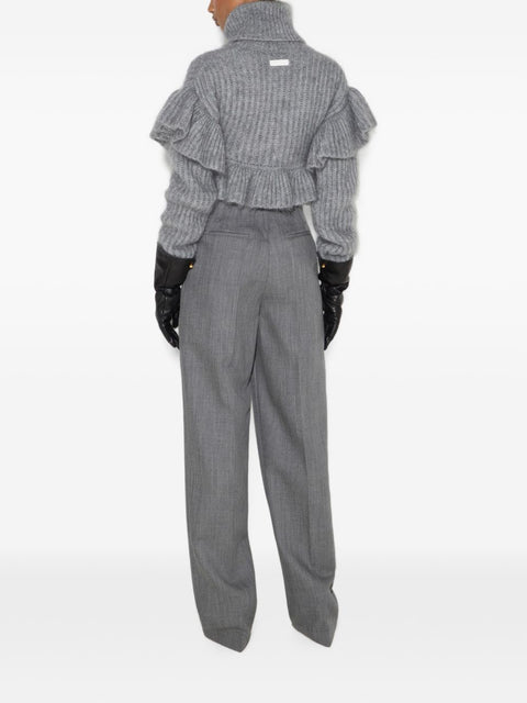 Elisabetta Franchi Wool Blend Turtle-Neck Sweater