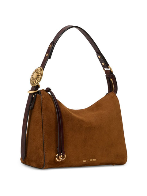 Etro Rosette Small Suede Bag