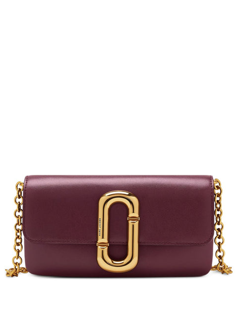 Marc Jacobs Leather The Wallet On Chain