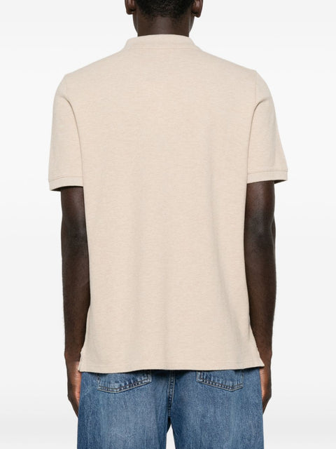 Maison Kitsuné Maison Kitsune Fox Head Cotton Polo Shirt