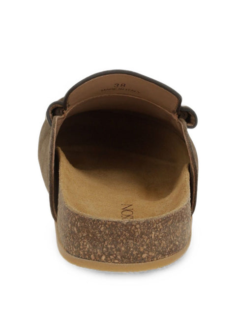 032C JW Anderson Stitch Leather Slippers