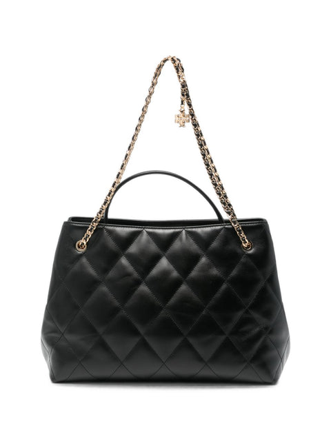 Tory Burch Fleming Leather Tote Bag