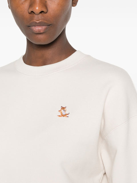 Maison Kitsuné Maison Kitsune Chillax Fox Cotton Sweatshirt