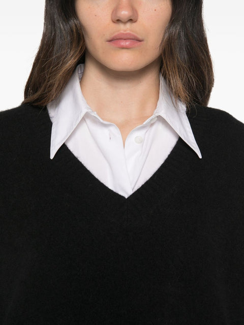 CT Plage Wool V-Necked Jumper
