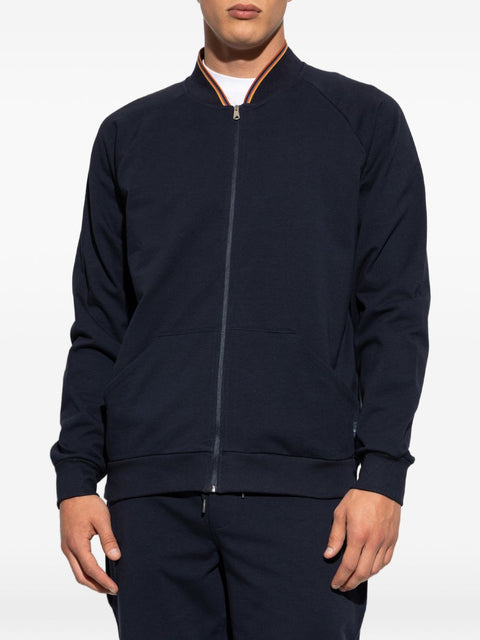 Paul Smith Artist Stripe Trim Bomber Jacket