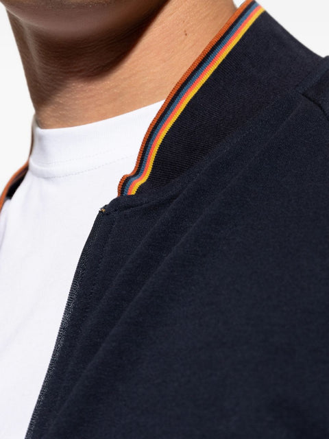 Paul Smith Artist Stripe Trim Bomber Jacket