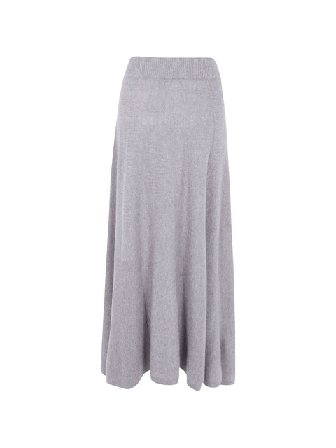 Emporio Armani Wool Long Skirt