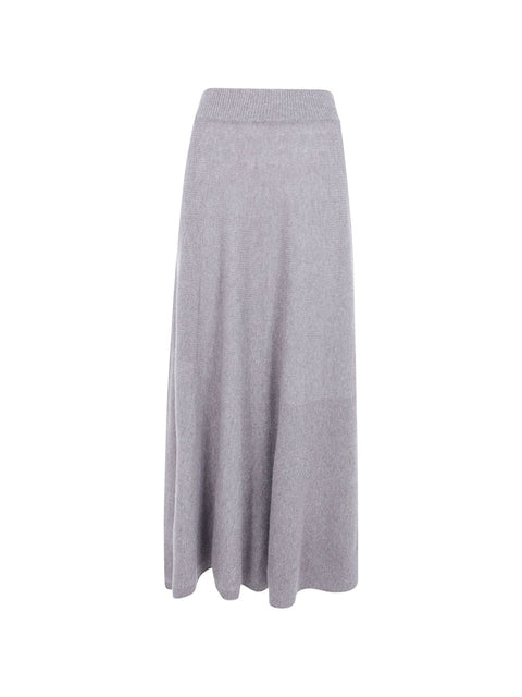 Emporio Armani Wool Long Skirt