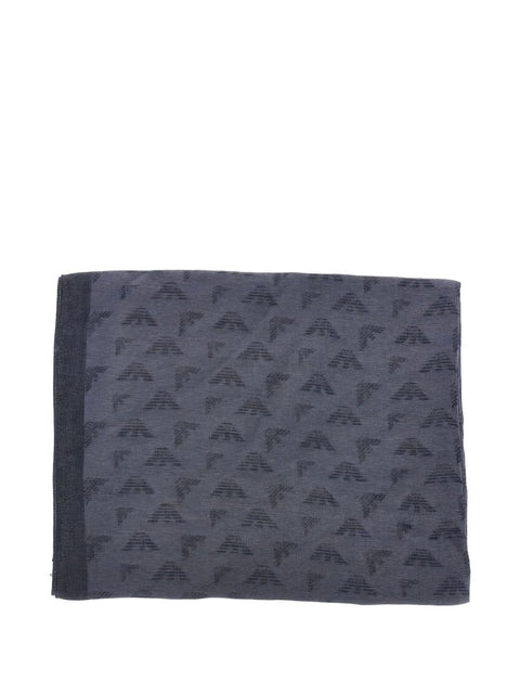 Emporio Armani Allover Logo Scarf