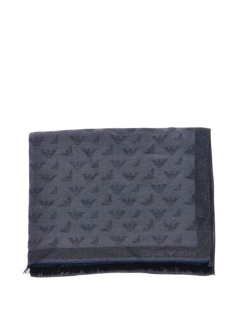 Emporio Armani Allover Logo Scarf