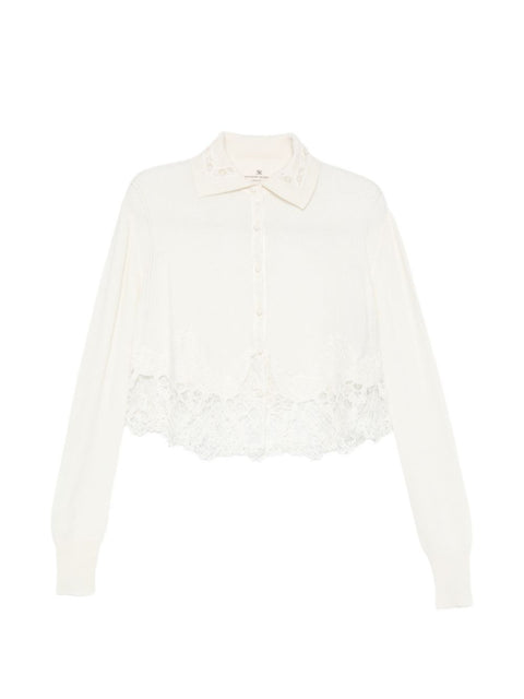 Ermanno Scervino Cashmere Lace Shirt
